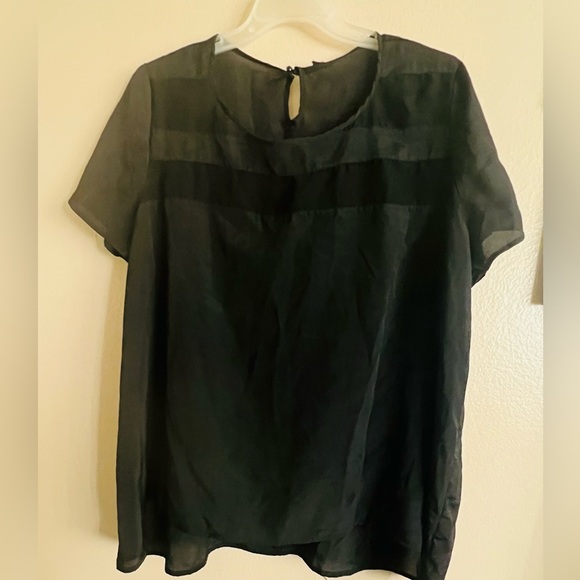 Tops - Black sheer top
